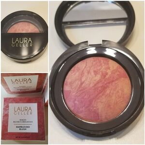 🦋 Laura Geller Baked Blush-N-Brighten Marbleized Blush (In Tropical Peach)